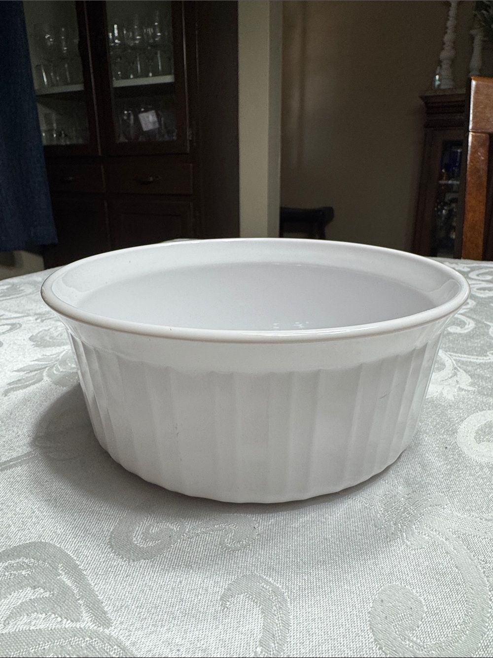 Corning ware 1.6ltr. French white casserole.